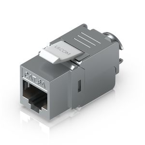 Ubiquiti Toolless keystone (12-pack)  Cat6A Ethernet jack without  the use of a punch-down or crimping tool.