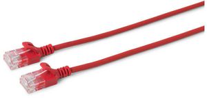 MicroConnect U/UTP CAT6 10M Red Slim,  Unshielded Network Cable,  PVC, 4x2xAWG 30/7 CU, OD : 3.6mm