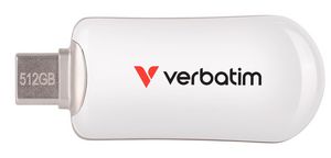 Verbatim Plectra 512GB USB 3.2 Gen 1 / USB-C USB stick Hvid