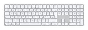 Apple Magic Keyboard with Touch ID and Numeric Keypad for Mac models with Apple silicon - German - White Keys