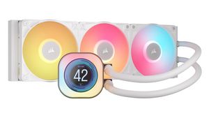 K CORSAIR WAK ICUE LINK TITAN 360 RX LCD White AIO 360mm