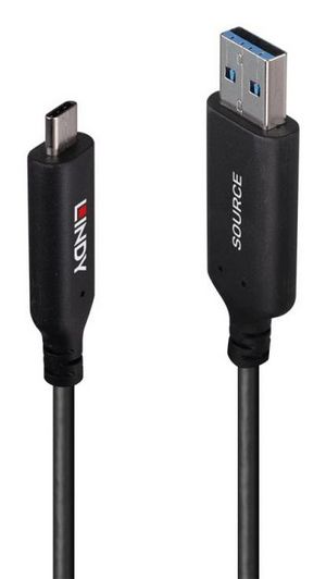 Lindy 10m USB 3.2 Gen 1 Type A to C  Hybrid Cable