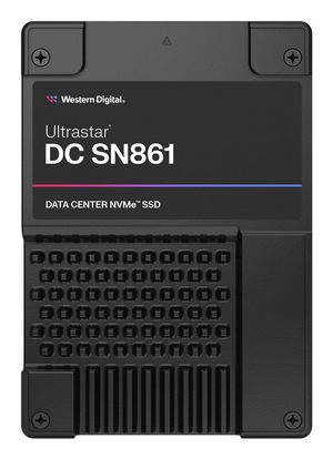 2,5" WD Ultrastar DC SN861 WUS6BA176PSP9X3 - Datencenter - 7.68 TB - intern - U.2 PCIe 5.0 x4 (NVMe)