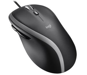 Logitech M500S Corded Optical Mouse,  Brown Box Advanced Corded  M500s, Right-hand, Optical, USB Type-A, 4 DPI, Black, Silver