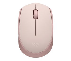 Logitech M171 Mouse right and left-handed optical 3 buttons wireless 2.4 GHz USB wireless receiver pink