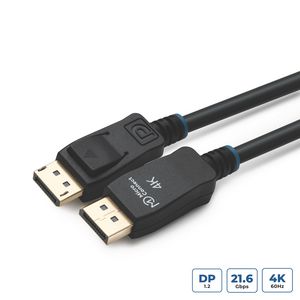 MicroConnect 4K DisplayPort Cable  1.8 Displayport version 1.2,  Black supports 4K*2K@60Hz, OD: 6.0MM, CU, Gold-plated connectors