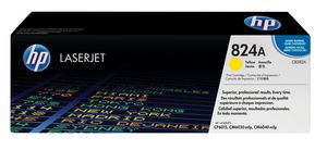 HP Toner Yellow With Colorsphere 824A, 21000 pages, Yellow, 1  pc(s)