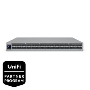 48+6P Ubiquiti Enterprise ECS-Aggregation Campus Switch 48x 25G SFP28. 6x 100G QSFP28 M