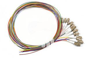 Lanview Pigtail LC/UPC 50/125 OM4,  0.9mm, 2meters PVC(Grade C)   Easy strip 12 colors 12pcs/pack Fibre Patch Cable