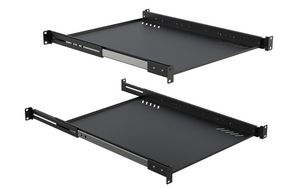 Lanview 19" D=800 Special Tray with  side arms and sliding Black  SHELF