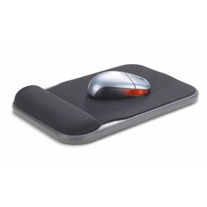 Kensington H/Adjustable Mouse Rest Black Height Adjustable Gel Mouse  Pad Black, Black, Monotone, Gel, Wrist rest