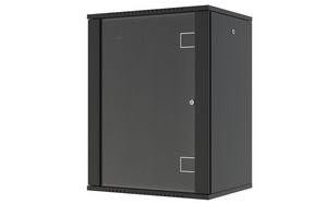 Lanview Quick Assembly Flat pack 19"  16U Rack Wall Mount W:600 x  D:450 x H:823mm - Black