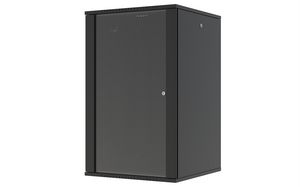 Lanview Quick Assembly Flat pack 19"  20U Rack Wall Mount W:600 x  D:600 x H:1000mm - Black