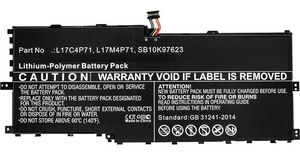 CoreParts Laptop Battery for Lenovo  44.08Wh 15.2V 2900mAh 44Wh  Li-Pol 15.17V 2900mAh Black, ThinkPad X1 Yoga 2018
