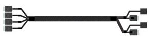 Intel OCuLink Cable Kit AXXCBL625CVCX - Internes SAS-Kabel - 4i MiniLink SAS (SFF-8611) (M) gerade zu 4i MiniLink SAS (SFF-8611) (M) - 62.5 cm