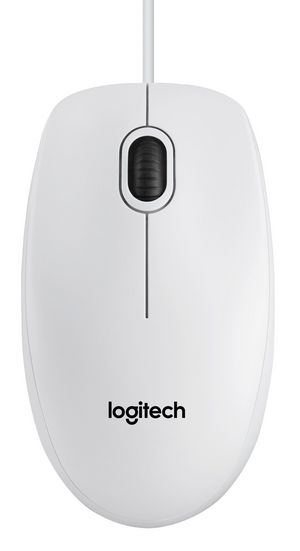 Logitech B100, Corded mouse,White B120, Ambidextrous, Optical,  USB Type-A, 800 DPI, White