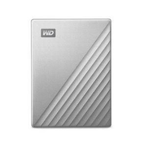 2,5" WD My Passport Ultra 4TB Silver USB-C/USB3.0 HDD 6,4cm 2,5Zoll Metal finish RTL portable extern