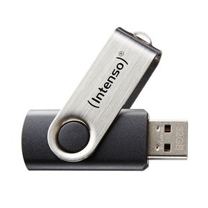 STICK 8GB USB 2.0 Intenso Basic Line Black/Silver