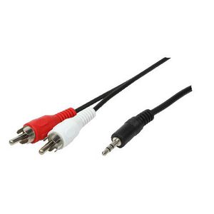 LogiLink Audio cable, 1x 3,5mm male