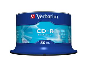 Verbatim CD-R Rohlinge 700MB Datenspeicher (50er Pack)