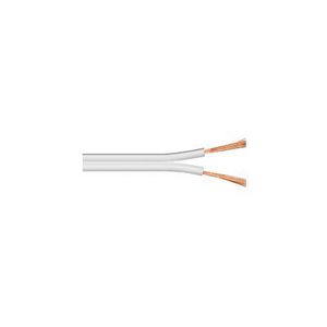 MicroConnect Speaker cable, 25m, 2x1,5mm?,  white cable diameter 2 x 1,5  mm? CCA cable: 2x30/0,25 mm, outer: 3,1x6,5 mm .