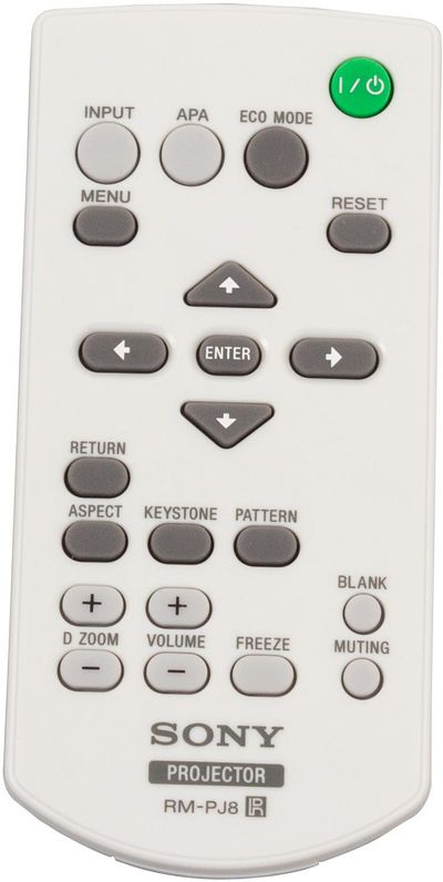 Sony RM-PJ8 projektor-fjernstyring