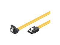 MicroConnect SATA cable 6GB, SATA III 0,50M Sata Male 90? to Sata Male 300pcs/box