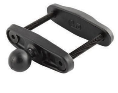 Zebra RAM - Mounting Component (Square Rail Clamp Mount, Forklift Rail) (MNT-RAM-B247U25)