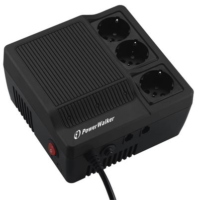 PowerWalker AVR 1000 Voltage Regulator 1000VA/600W Automatic Voltage Regulator