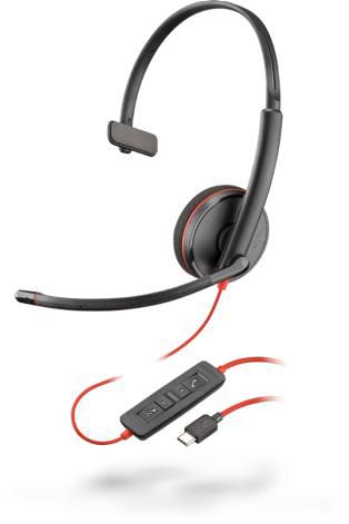 Poly Blackwire C3210 USB-C Single Unit