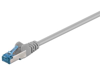 MicroConnect S/FTP CAT6A 50M Grey LSZH PIMF( Pairs in metal foil) Braid (Aluminum)