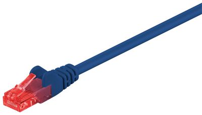 MicroConnect U/UTP CAT6 15M Blue PVC Unshielded Network Cable, PVC, 4x2xAWG 26 CCA
