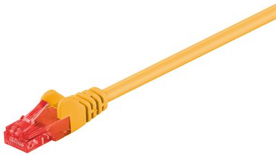 MicroConnect U/UTP CAT6 15M Yellow PVC Unshielded Network Cable, PVC, 4x2xAWG 26 CCA, 15 Meter