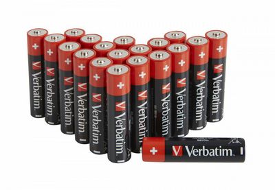 Verbatim ALKALINE BATTERY AAA 20 PACK  (HANGCARD) 49876, Single-use  battery, AAA, 1.5 V, 20 pc(s), 44.5 mm, 1.05 cm