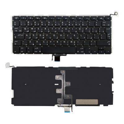 CoreParts Keyboard with Backlit -  Arabic Layout for Apple  Unibody Macbook Pro 13" A1278 Mid 2009 to Mid 2012 Keyboard with Backlit -