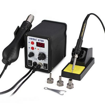 CoreParts Hot Air Gun with Soldering Iron Soldering iron Set and heatgun For Tablet, Mobile, Computer