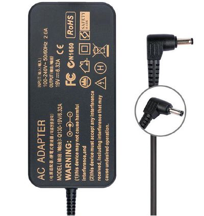 CoreParts Gaming Adapter for Asus 120W 19V 6.32A Plug:5.5*2.5  Including EU Power Cord for Asus ROG GL551JW, VivoBook, F554LA, K55VD, N76VM