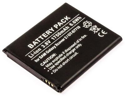 CoreParts Battery 6.65Wh Li-ion 3.8V  1750mAh for Samsung Mobile  6.65Wh Li-ion 3.8V 1750mAh Samsung Xcover 2. GT-S7710