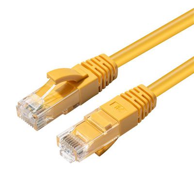 MicroConnect CAT6A UTP 7.5m Yellow LSZH Undshielded Network Cable, LSZH, AWG26 CU