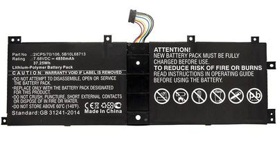 CoreParts Laptop Battery for Lenovo 37.25Wh 7.68V 4850mAh 37WH Li-Pol 7.68V 4.85Ah IdeaPad MIIX 510 12ISK, IdeaPad Miix 510-12IKB, IdeaPad