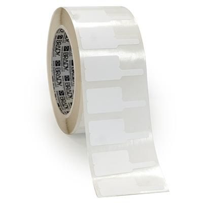 Brady Polypropylene Flag Labels for  BBP33/i3300 Printers  B33FT-01-425, White, Self-adhesive printer label, Polypropylene (PP), Thermal