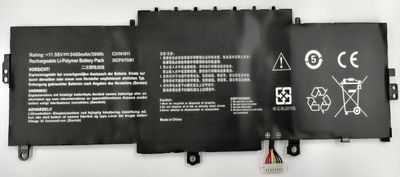 CoreParts Laptop Battery for Asus  49.09Wh 11.55V 4250mAh  49.09Wh Li-Pol 11.55V 4250mAh Black for Asus Notebook, Laptop BX433FN, Deluxe
