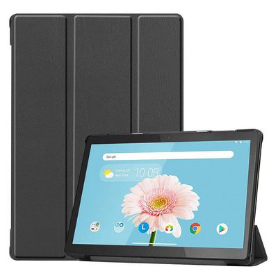 CoreParts Tri-Fold Caster Hard Shell  Cover with Auto Wake with  Auto Wake Function for Lenovo Tab M10 10.1"