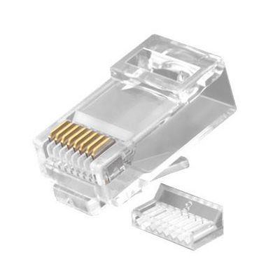 Lanview RJ45 UTP plug Cat6a for  AWG23-24 solid/stranded  conductor 10pcs.