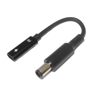 CoreParts Conversion Cable for Dell Convert USB-C to 7.4*5.0mm  Connects all Dell Laptop that require 7.4*5.0mm to USB-C Chargers - Upto 100Watt