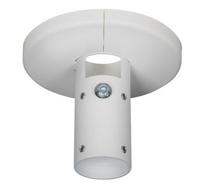 B-Tech SYSTEM V - Fixed Ceiling  Mount for ?38mm Poles , White  BT5920, Mount, Indoor, White, Internal, 75 kg, 12 cm