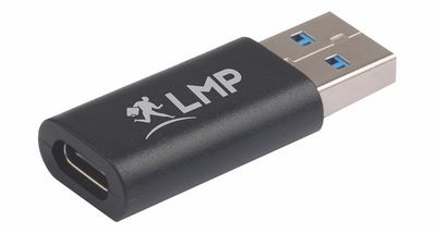 LMP USB-C (f) to USB A (m)  adapter, 5G/3A - black