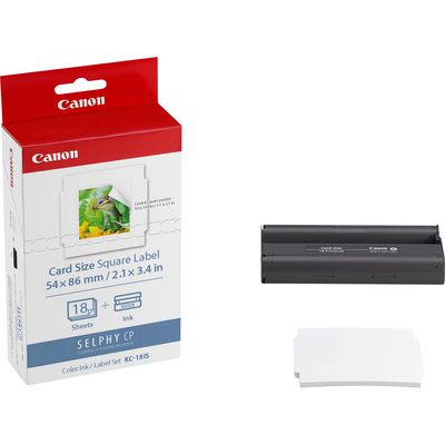 Canon Paper KC-18IS KC-18IS, White, Inkjet, 54 x 86 mm