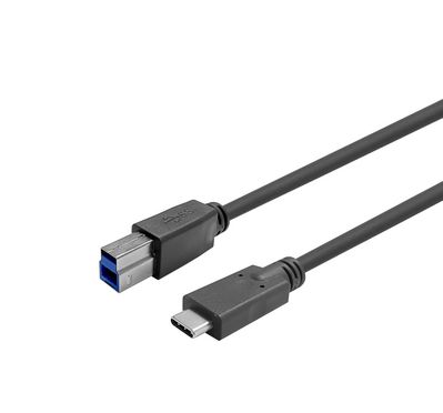 Vivolink USB-C male - B male Cable 15m  Black .