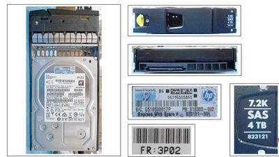 Hewlett Packard Enterprise DRV 4TB HDD6GSAS7.2K LFF